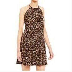 Michael Michael Kor leopard print Halter dress (367)